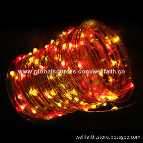 Popular LED Fairy Copper Wire String Lights, 6-24V Voltage, 0.6W Rated PowerNew